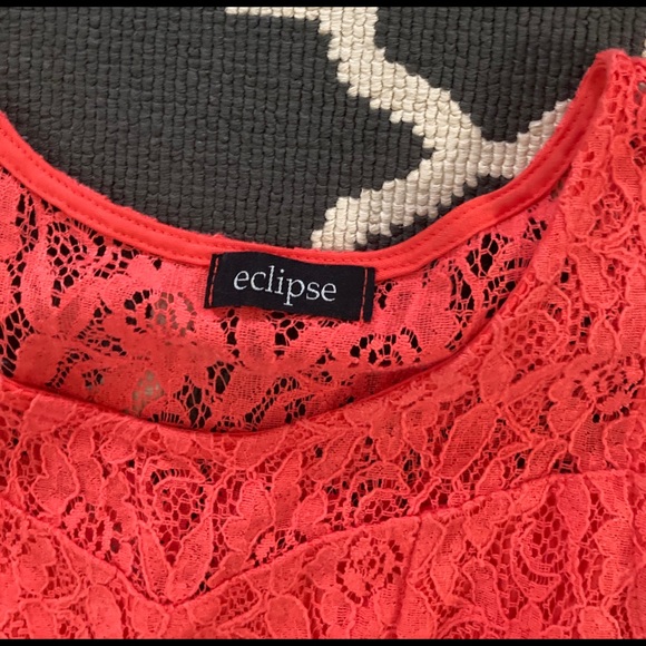 Beautiful coral/orange eclipse dress - Picture 3 of 3